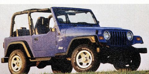 June 1998: Is the Jeep Wrangler a sports car?