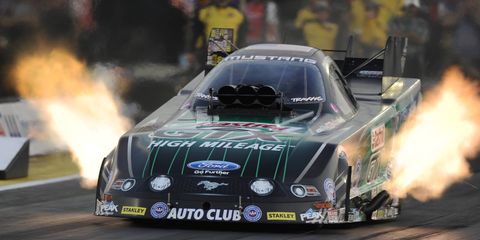 John Force is second in the points going into this week's race in Las Vegas.