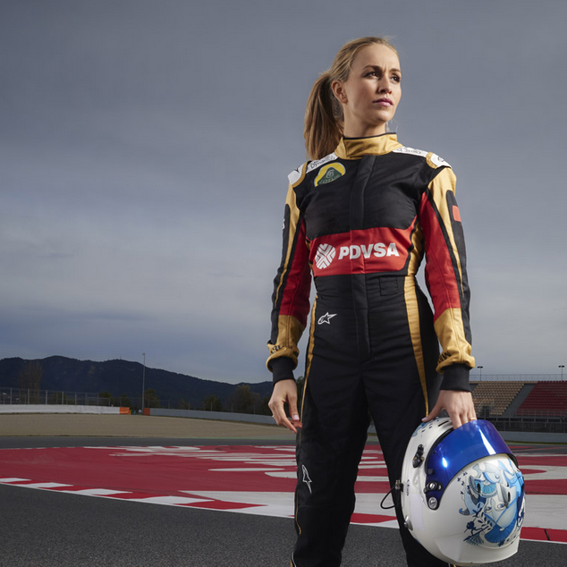 Carmen Jorda is taking heat from fellow drivers after she was signed to be a developmental driver with Lotus.