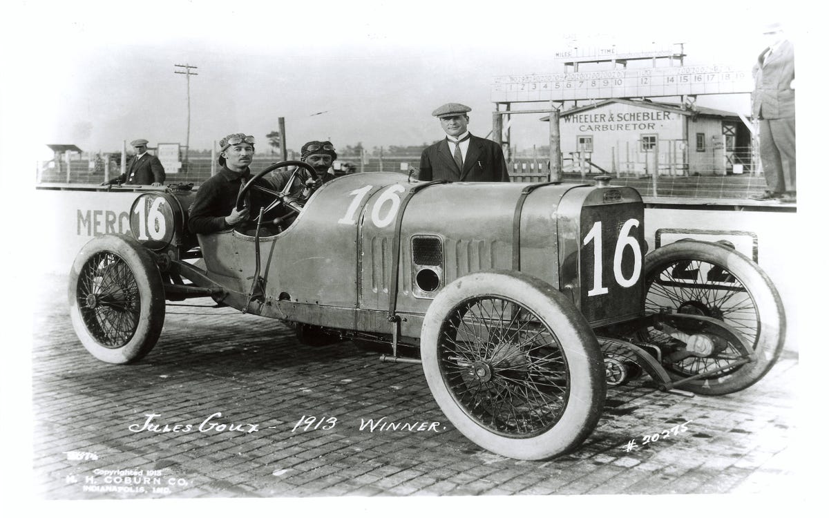 #43 Jules Goux's champagne-chugging pit stops lead to driver alcohol ...