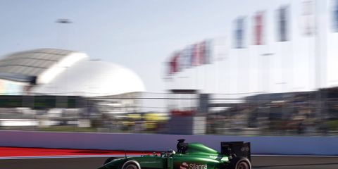 Caterham driver Kamui Kobayashi forced to retire from Russian Grand Prix early when there was 'nothing wrong with the car.'