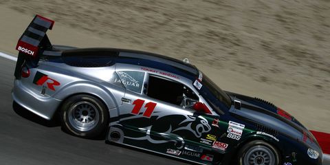 Tommy Kendall, shown here in 2004 at Mazda Raceway Laguna Seca, was the dominant driver in the Trans-Am Series in the 1990s.