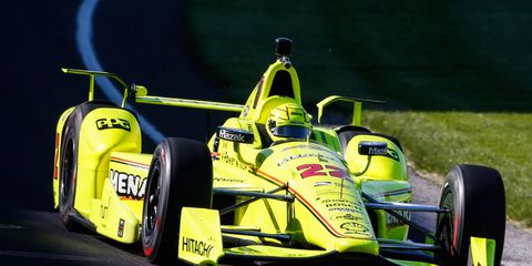 Simon Pagenaud could finish last in the Indy 500 and still leave Indianapolis Motor Speedway with the points lead.