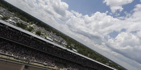 Check out this video of the Indy 500 from the perspective of a jet's cockpit.