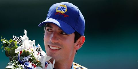 Alexander Rossi was the unlikely winner of the 100th running of the Indianapolis 500