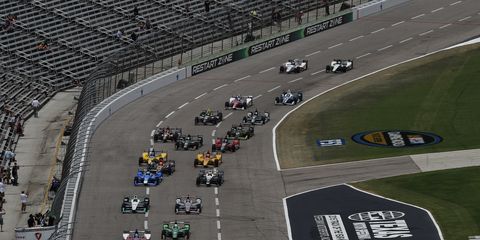 On Saturday, IndyCar will resume a race in Texas that started in June.