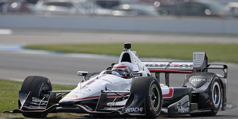 Will Power will start on the pole in Saturday's Angie's List Grand Prix of Indianapolis.
