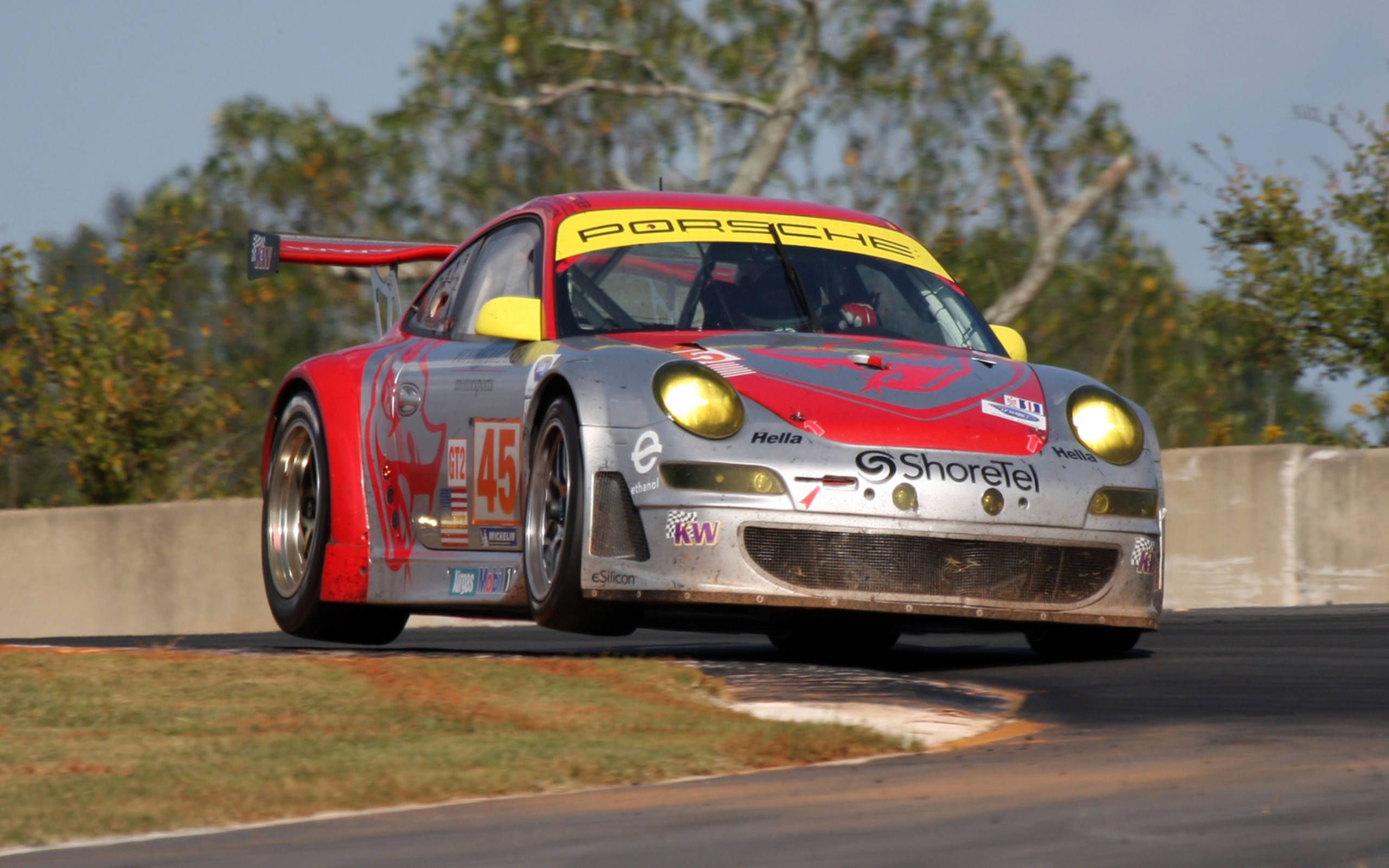 Jorg Bergmeister won his fifth consecutive Petit Le Mans in 2007.