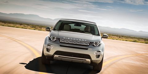 Land Rover revealed its new seven-passenger Discovery Sport SUV on Wednesday at Spaceport America in New Mexico.