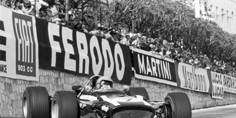 Jules Bianchi's great uncle Lucien Bianchi at the 1968 Monaco Grand Prix.