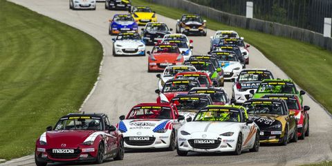 A turnkey Mazda MX-5 Cup car will set you back about $53,000.