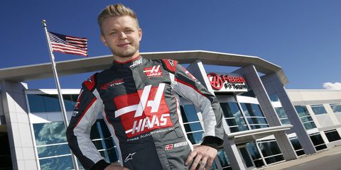 Kevin Magnussen recently toured the Haas F1 and NASCAR shops in North Carolina.