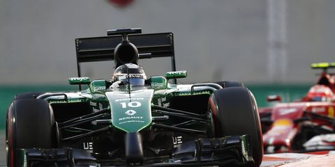 Caterham raced at Abu Dhabi, but the Formula One team's future is still in doubt.