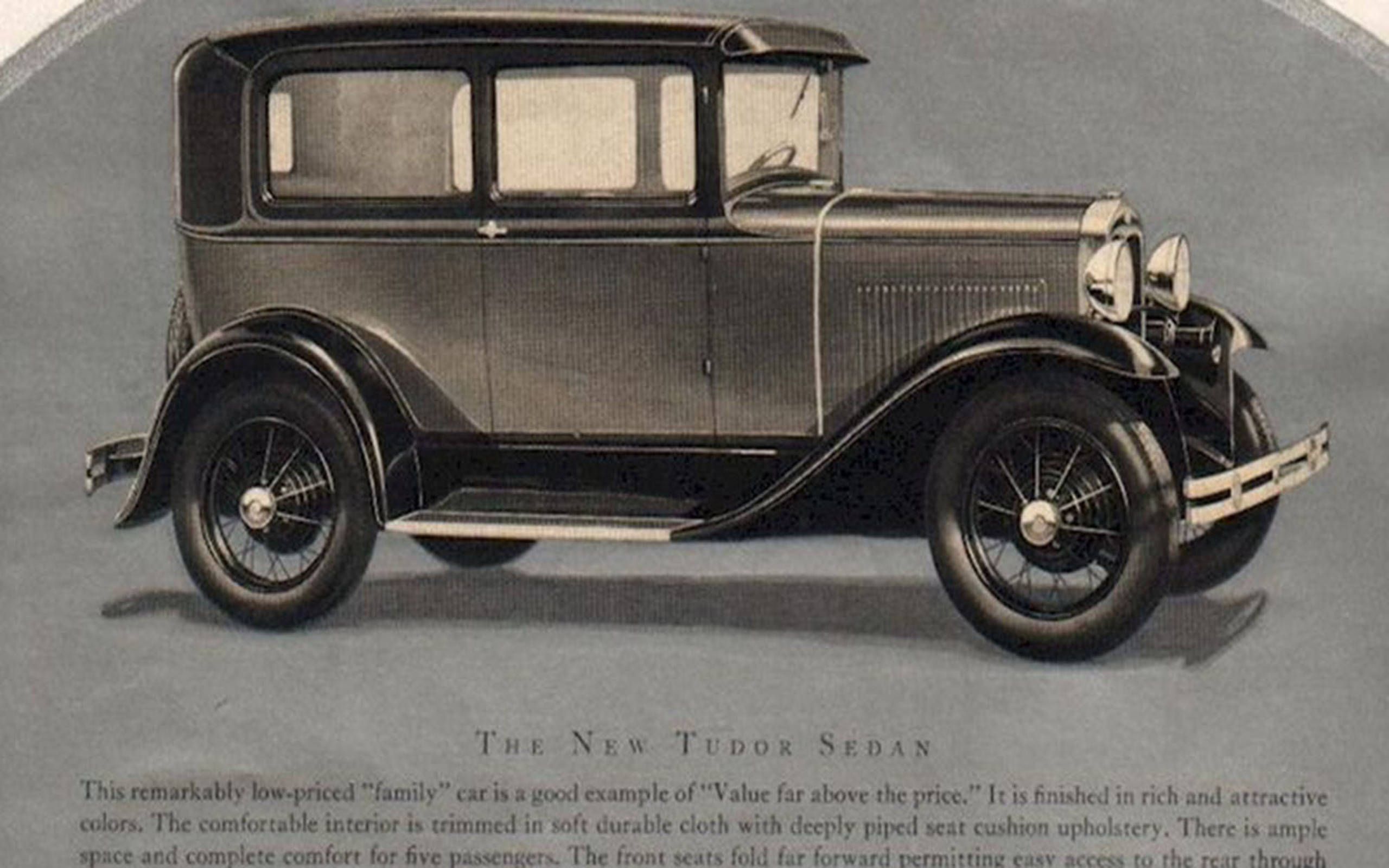 The Ford Model A in the old family photo