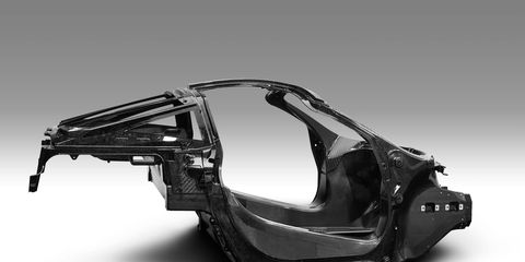 The Monocage II, the carbon-fiber structure at the core of the upcoming McLaren supercar.