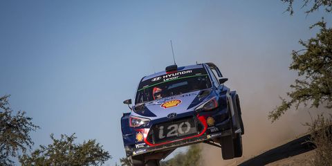 Thierry Neuville edged out longtime leader Elfyn Evans by just 0.7sec.