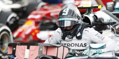 Nico Rosberg's pole could be worth a win in the Formula One Japanese Grand Prix if expected bad weather turns the race into a parade behind the safety car.