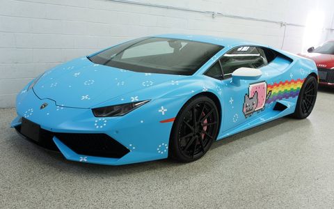 The "Nyanborghini Purracan" is up for grabs.
