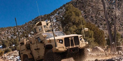 Oshkosh plans to start deliveries of the JLTV in 10 months.