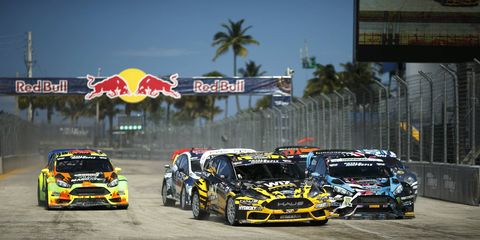 The Red Bull Global Rallycross series will be racing on Belle Isle in Detroit, July 25-26.