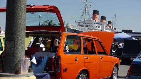 The Japanese Classic Car Show celebrated its tenth anniversary last weekend in the shadow of the Queen Mary in Long Beach, CA.