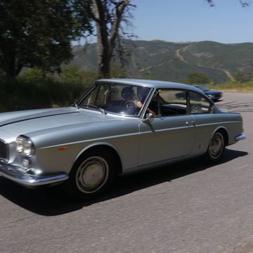 After lunch, everyone went driving on great roads. Everything's either a Flaminia, a Fulvia or a B20. Unless it's an Appia. This one's a Flaminia. I think.