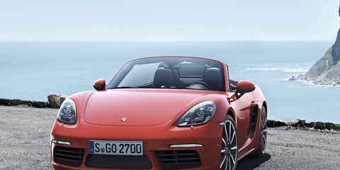 The Boxster and Boxster S will go on sale in the U.S. in June, just in time for the right weather to enjoy them.