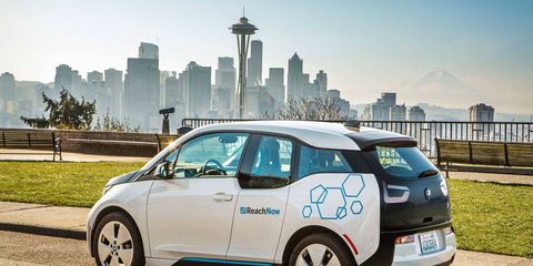 BMW rolled out ReachNow in Seattle earlier this year, offering an app-based car-sharing service with BMW and Mini vehicles.