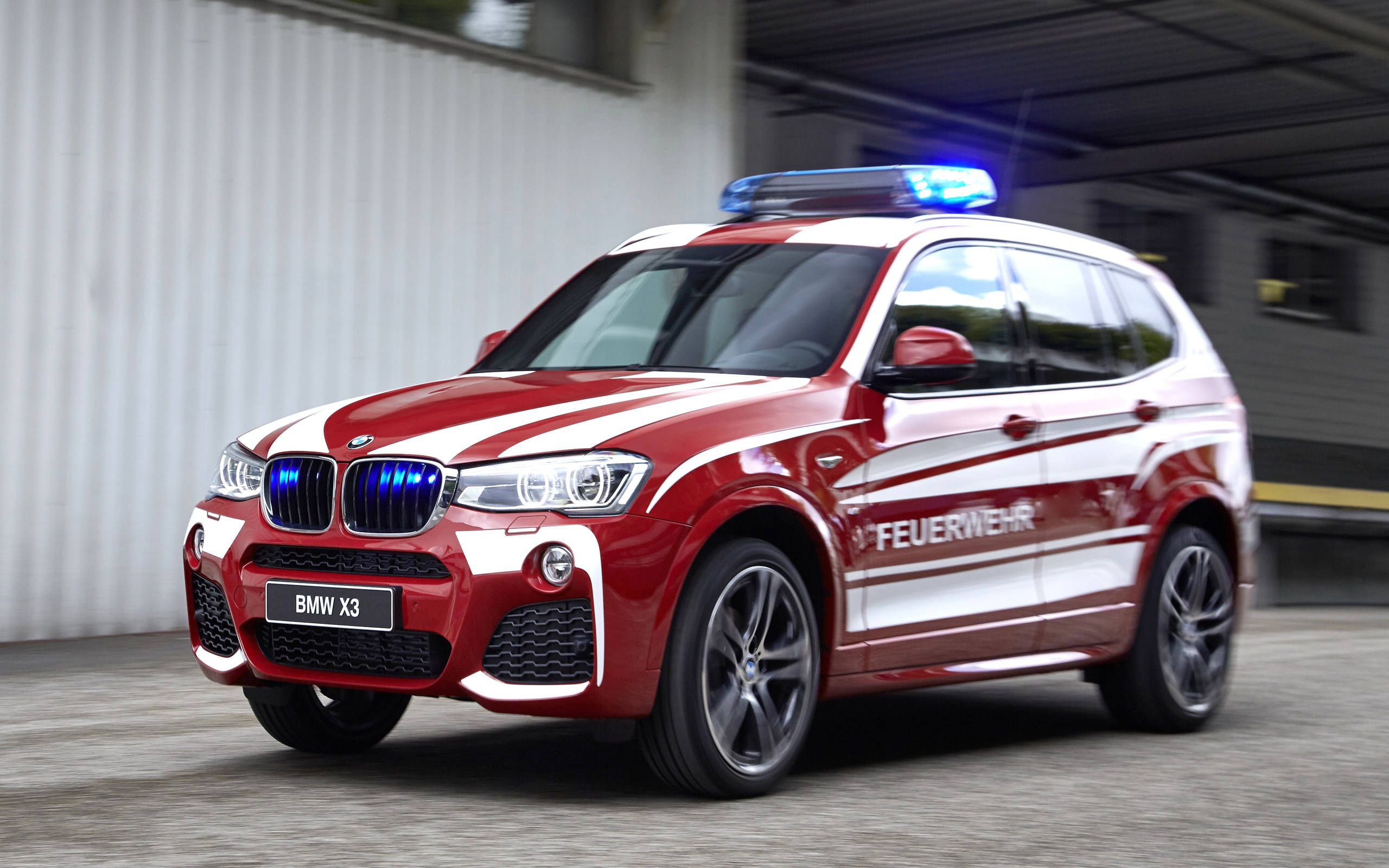 For the fire chief who has everything: BMW shows off emergency vehicles