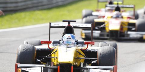 Jolyon Palmer is leading the GP2 points, but is not exactly being flooded with Formula One offers.