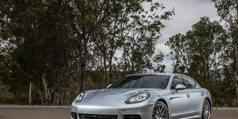 The new Panamera will retain the distinctive tear-shaped headlights and bold grille of its predecessor.