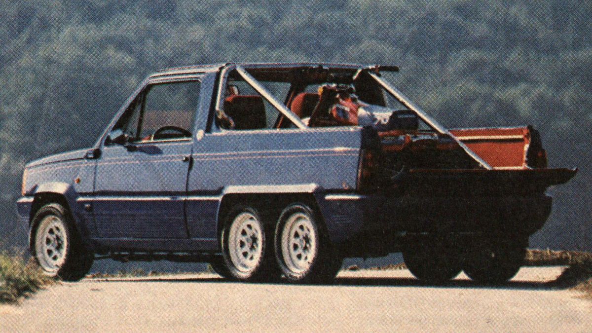 Throttle-Back Thursday: Is that  a six-wheeled Fiat Panda?