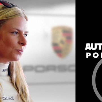 Champion IMSA driver and Lego inspiration Christina Nielsen talks with the Autoweek Podcast about her life as a racer, her future with Porsche and her favorite airports.