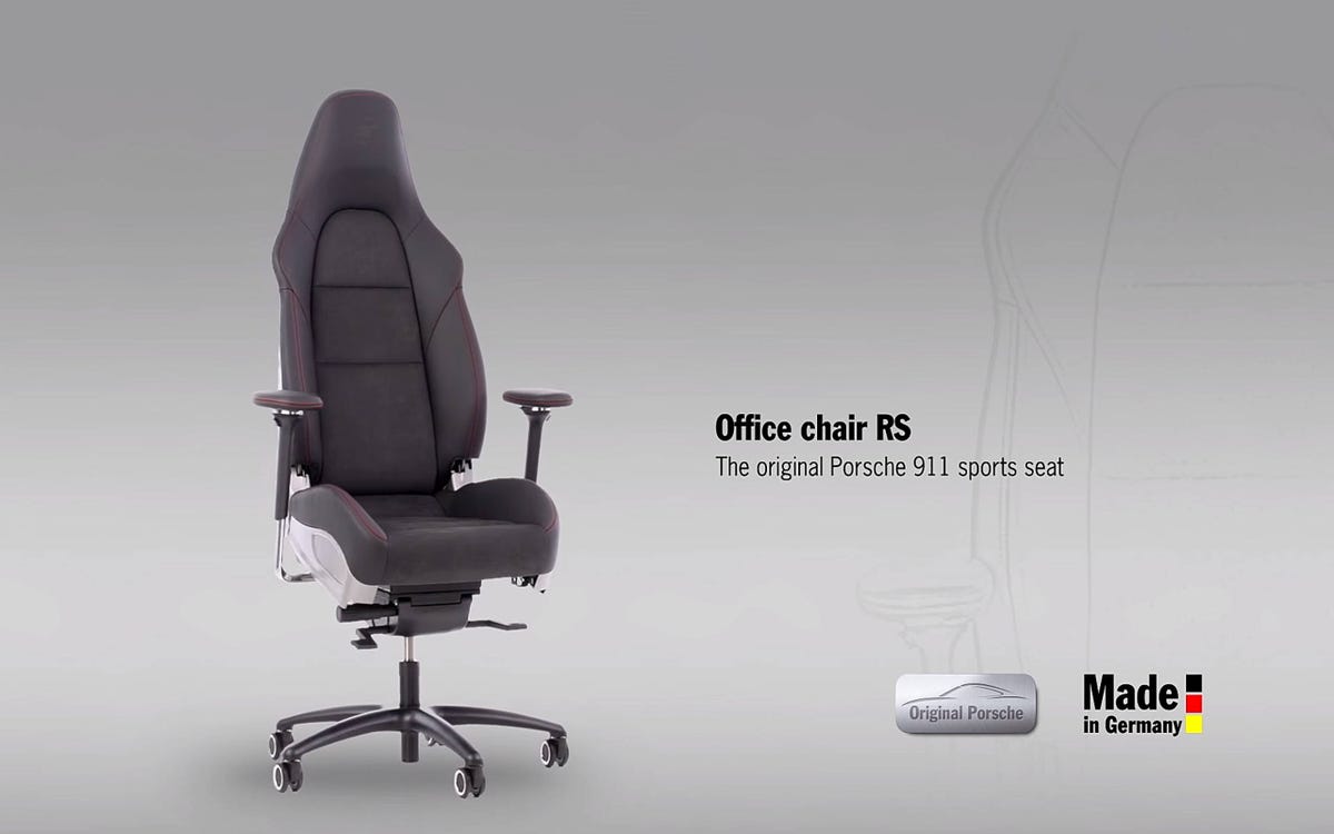 The Porsche Office Chair Now In An Rs Model