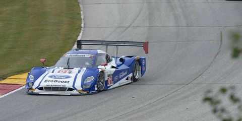 Joey Hand delivered Chip Ganassi Racing and Ford its first Tudor United SportsCar qualifying win at Road America on Saturday.