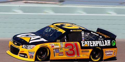 Ryan Newman turns practice laps at Homestead-Miami Speedway on Friday.