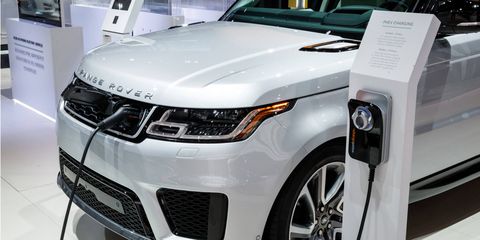 A plug-in hybrid system will soon be available for the Range Rover and Range Rover Sport.