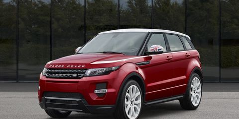 The Range Rover Evoque SW1 edition, shown here ahead of a Paris Motor Show debut, will be available in North America.