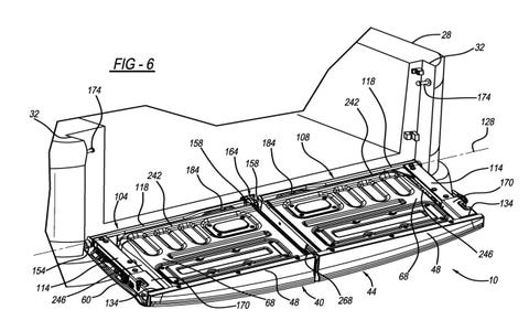 Gallery: Ram 1500 split tailgate patent drawings