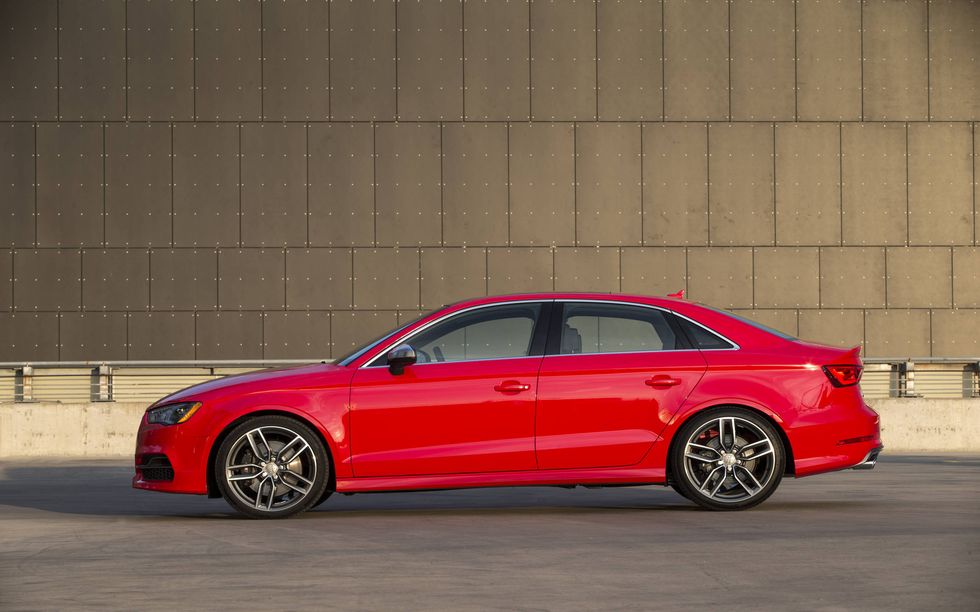 S3-specific trim gives the car a more aggressive appearance than the standard A3.