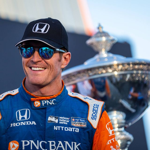 Scott Dixon was all smiles after winning the Verizon IndyCar Series championship last weekend at Sonoma Raceway.