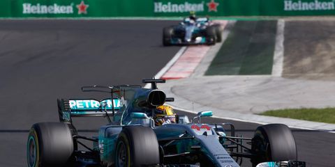 There are some in Formula 1 that believe Valtteri Bottas should have been ordered to remain behind championship contending teammate Lewis Hamilton (44).