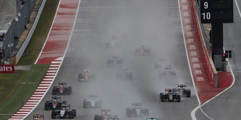 Bad weather helped to keep attendance down at the 2015 Formula One race at Circuit of the Americas.