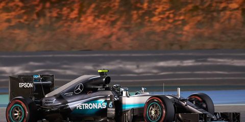 Nico Rosberg leads Formula One in points after two races.