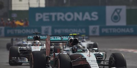Mercedes denied rumors that Formula One World Champion Lewis Hamilton would miss this weekend's race in Brazil.