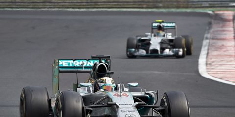 Lewis Hamilton, shown leading teammate Nico Rosberg in Hungary, ignored team orders to allow Rosberg to pass last weekend. Although Mercedes brass have come out in support of Hamilton's decision, they have reportedly mandated that drivers follow team orders from this point on.