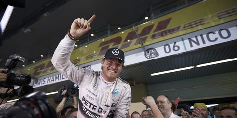 Nico Rosberg was No. 2 in the championship but No. 1 on Sunday in Abu Dhabi.