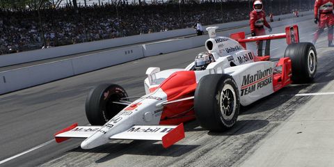 Sam Hornish Jr. won the 2006 Indy 500 with a last-second pass of Marco Andretti.