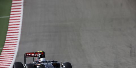 Sauber Formula One driver Esteban Gutierrez at the U.S. Grand Prix this past weekend.
