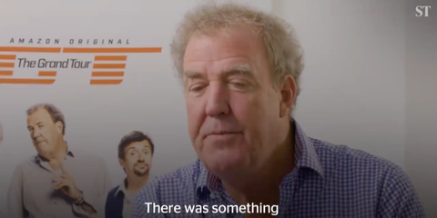 "The Grand Tour" hosts talk with "The Sunday Times" about their recent near-death experiences.